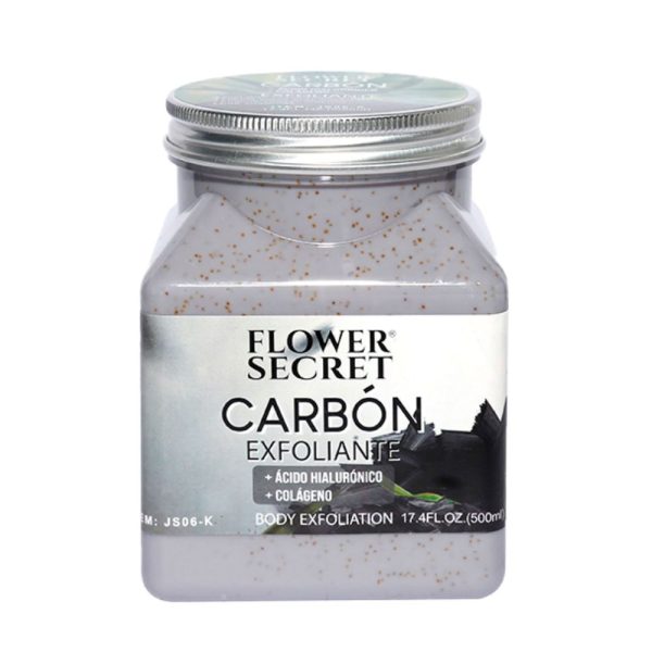 EXFOLIANTE CARBÓN 500ML FLOWER SECRET
