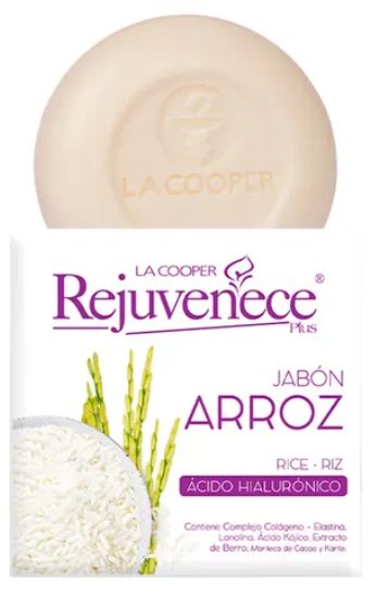 JABÒN DE ARROZ REJUVENECE LA COOPER